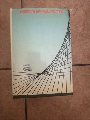 Handbook of human factors by gavriel