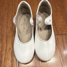 Capezio Tele Tone Women's White Mary Jane Tap Dance Shoes 356C