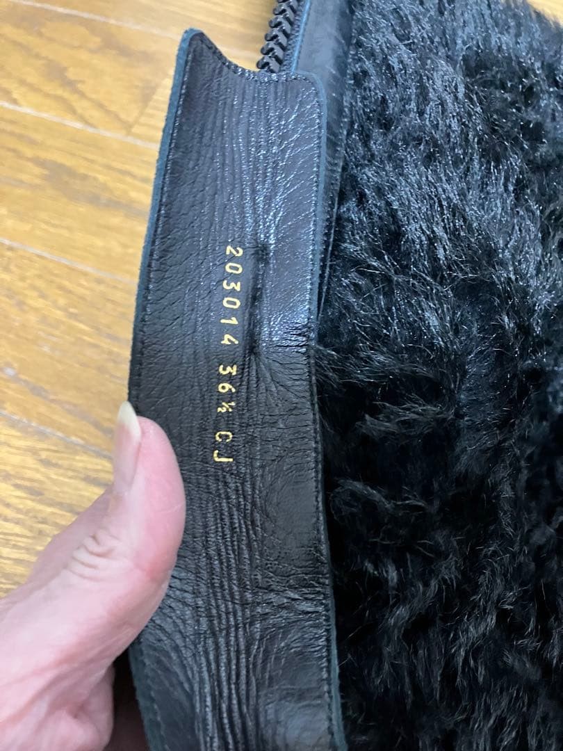 GUCCI Boots Heel Long Suede Black EU36.5/US6.5 116436c thumbnail 17