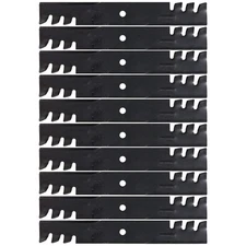 10PK Gator Mulching Lawn Mower Blades for 71440001, PL4206 Wright 52" Stander 