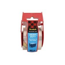 Heavy Duty Shipping Packaging Tape with Dispenser: Clear Packing Tape