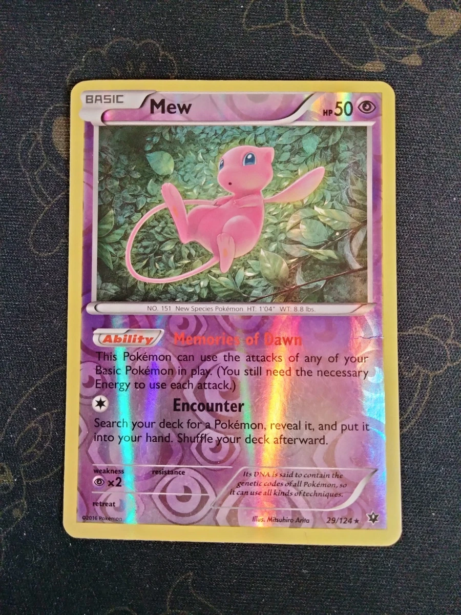 Pokémon Mew Pokémon TCG XY Individual Collectible Card Game Cards