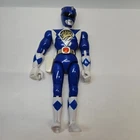 Vintage Mighty Morphin Power Rangers 1993 Blue Ranger 8" Action Figure Bandai