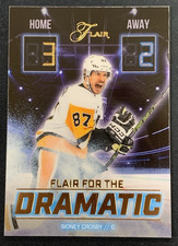 2025-26 UPPER DECK FLAIR FOR THE DRAMATIC SIDNEY CROSBY #FTD-12