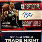2024-25 Panini Prizm PJ Washington Jr. #SS-PJW Sensational Sig Mavs  24/99