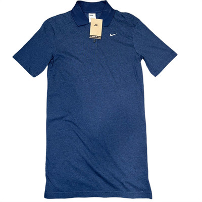Nike Essential Women's Navy Polo Dress HV2498-410 Size XS NWT