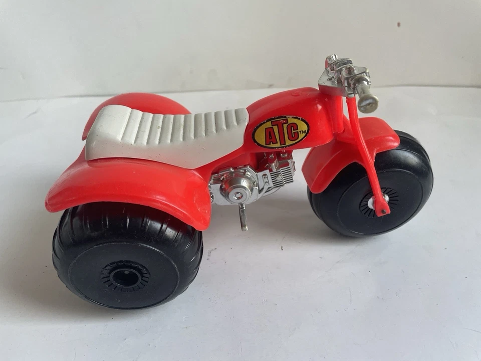 Juguete de motocicleta de 3 ruedas vintage Processed Plastic Co. ATC (29) Foto 2 de 4