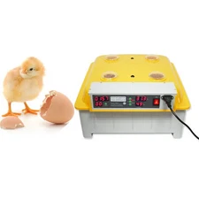 48 Eggs Digital Transparent Incubator Automatic Rotary Temperature Control