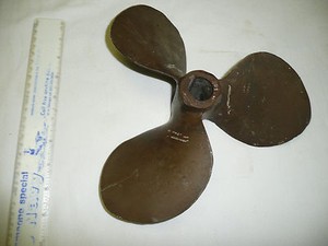 BRASS BRONZE PROP PROPELLER FOR BOAT SHIP MARITIME NUMBERED 591