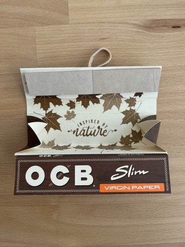 5 Packungen OCB Virgin Roll Kit Slim Longpapers 32 lange Blättchen + 32 Tips - Bild 2 von 4