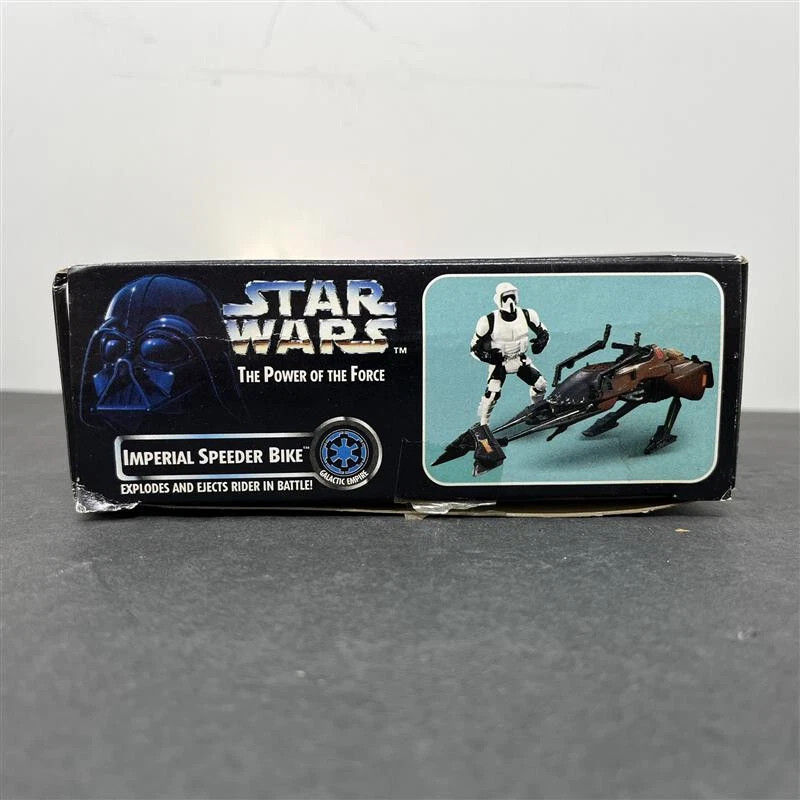 Star Wars El Poder de la Fuerza Imperial Speeder Bicicleta Scout Trooper Foto 2 de 4
