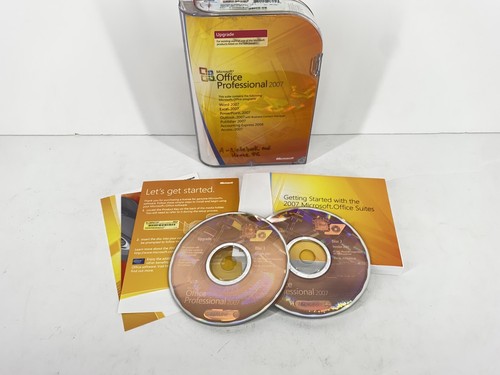 Microsoft Office Professional 2007 Upgrade - Retail Version, Complete With Key