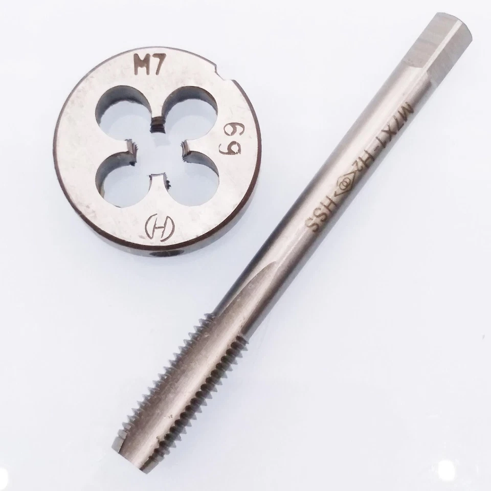 HSS M7 x 1mm Tap & M7 x 1mm Die Metric Thread Left Hand - Image 4 of 4