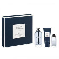 Open Road by Coach Men's 3pc 3.3oz EDT, 0.50oz Mini, 3.3oz Shower Gel