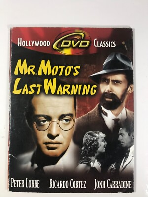 Mr. Moto's Last Warning Hollywood Classics DVD 1939 Black & White Film Lorre