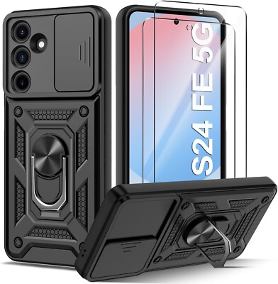 Für Samsung Galaxy S24 FE - Stoßfeste LINS Armor Case 2er Pack Displayschutzfolie