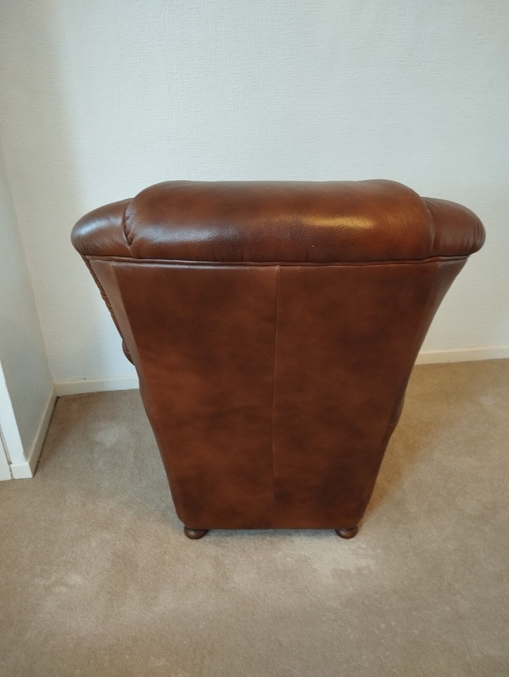 armchairs used leather chairs eBay