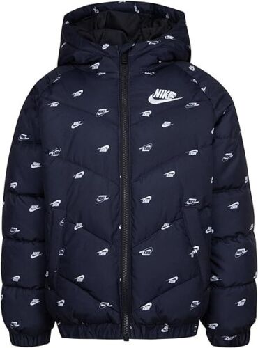 NEU Nike Kinderjacke Mantel marineblau Hoodie Jungen Mädchen Kinder Alter 3,4,5,6 Jahre - Bild 1 von 12