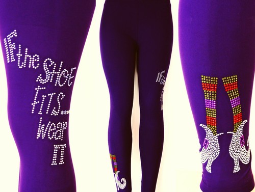 Plus Size Leggings Embellished 