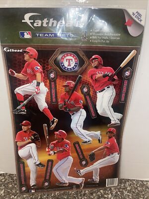 Texas Rangers Fathead 2013 Team Set Adrian Beltre Yu Darvish Matt Harrison