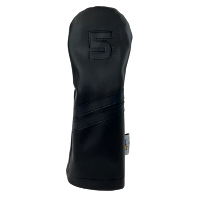 Sunfish leather fairway golf headcover - Black on Black Murdered Out 5 wood !
