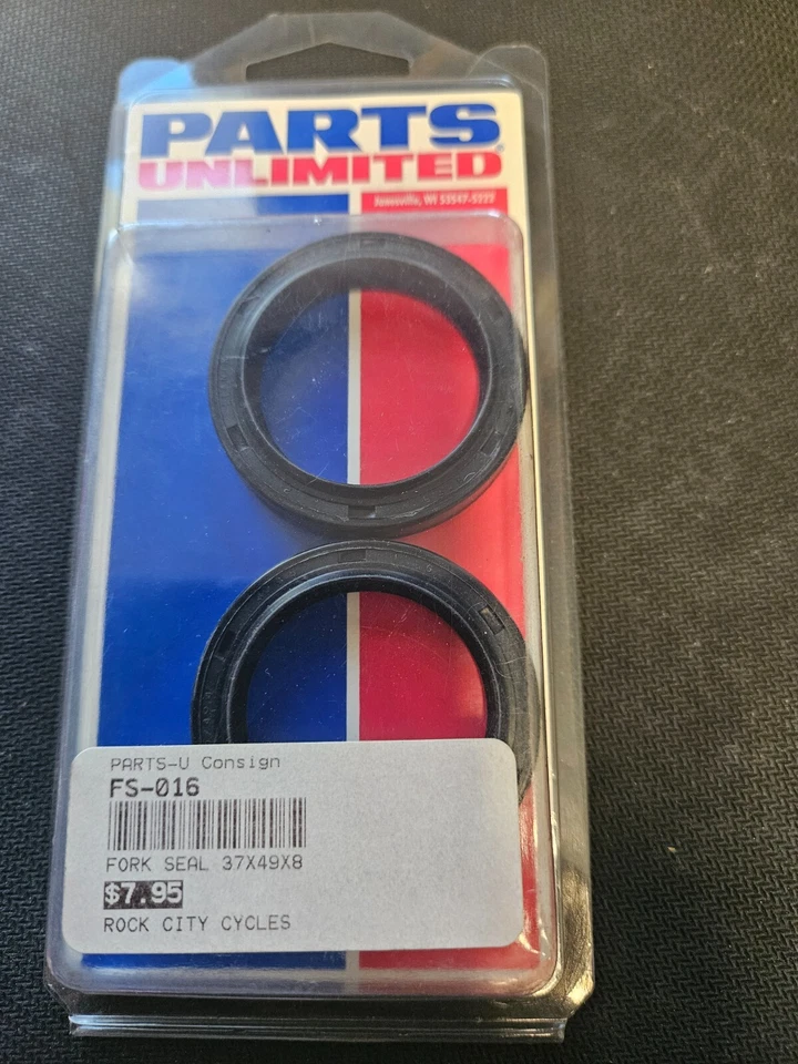 Piezas ilimitadas - PUP40FORK455040 - Sellos de horquilla delanteros, 37 mm x 49 mm x 8 mm Foto 2 de 2