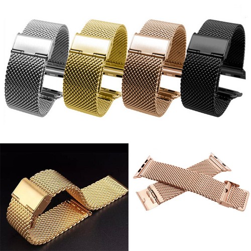 Correa de bucle milanés de acero inoxidable para Apple Watch Series 7 6 5 4 3 - Imagen 12 de 23