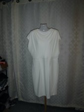 Short Sleeve lined Dress size XL,Simply Vera Vera Wang,color Vanilla Ice Cream N