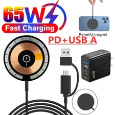 65W Magsafe Wireless Charger Magnetic Fast Charger For Google Pixel 9Pro 8 7 6 5