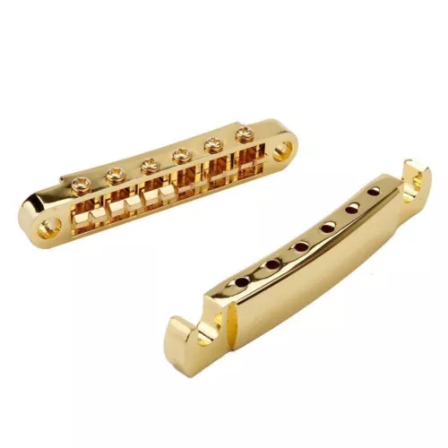 Tune-O-Matic Bridge Tailpiece Stop Bar For Epiphone LP Gibson SG Guitar GOLD o