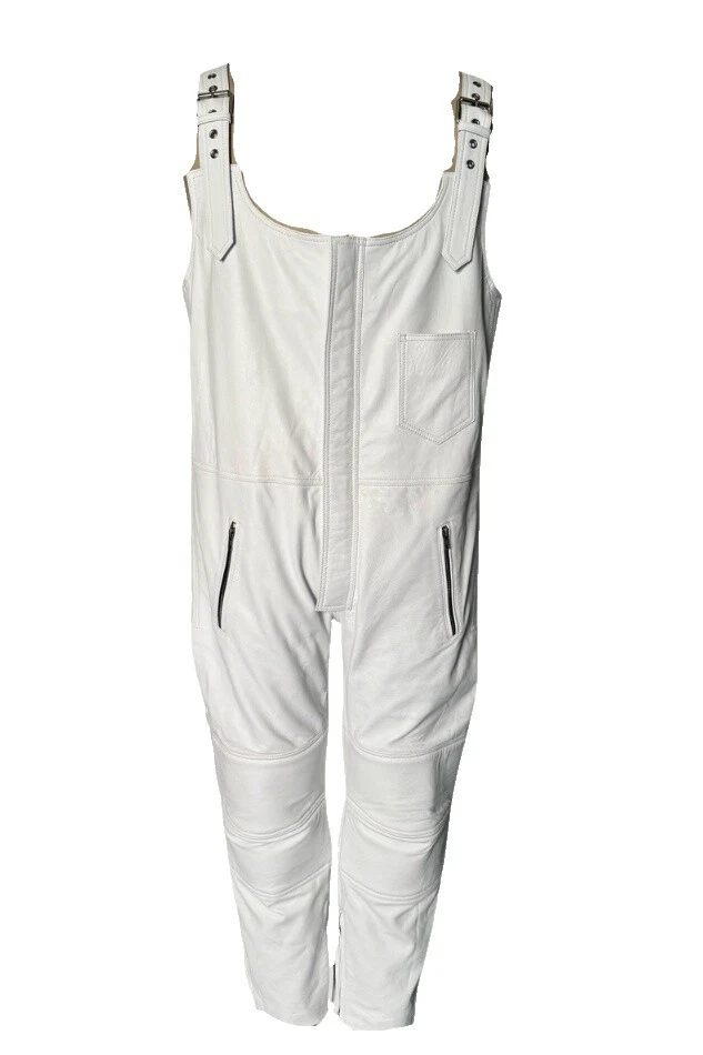 Trajes de cuero blanco para hombres