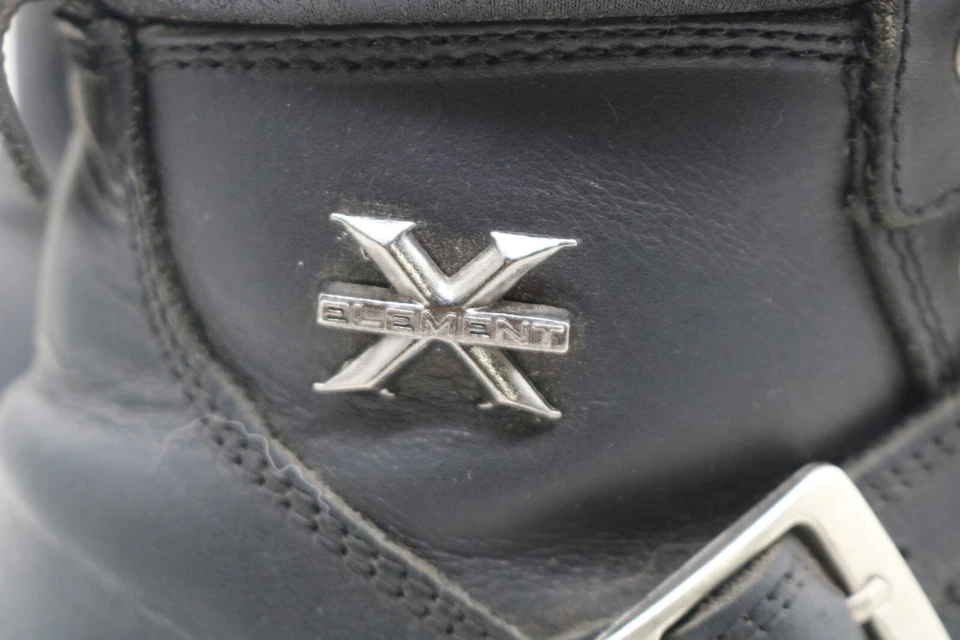 Botas de motocicleta X Element para mujer negras avanzadas con cordones - cuero - 6,5 M - motociclista Foto 2 de 4