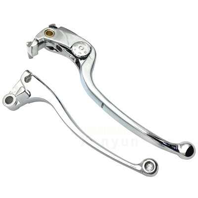 Black Aluminum Clutch & Brake Lever Kit – Fits 2007-2012 Kawasaki ZX6R, ZX10R, Z1000