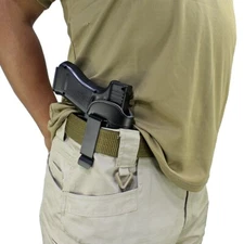 IWB Leather Holster Concealed Carry for S&W M&P Shield Glock Beretta Px4 SIG HK