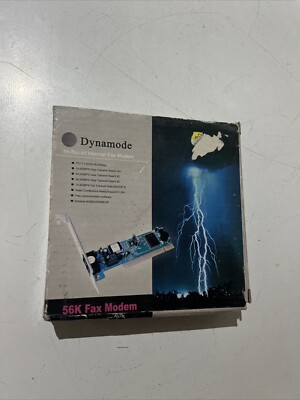 Vintage Dynamode Fax Modem 56k Neu Originalverpackt