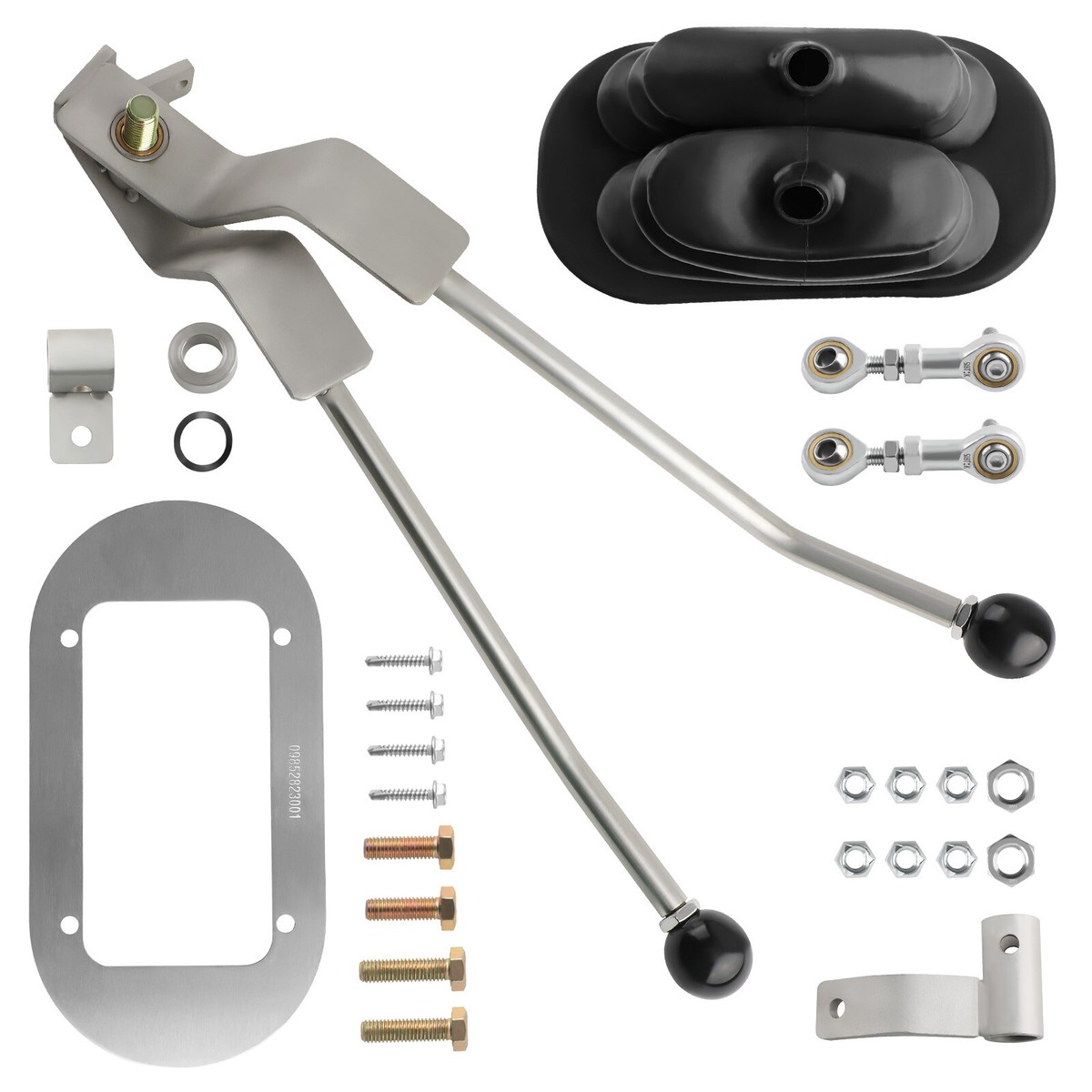 Twin-Stick Shifter Set Stainless Steel for NP205 8-Bolt Transfer