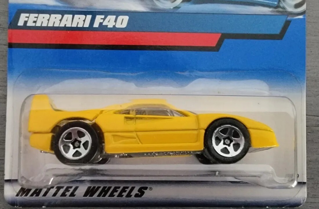 HOT WHEELS FERRARI F40 WITH ALL BIG WHEELS. ERROR. VHTF. | eBay