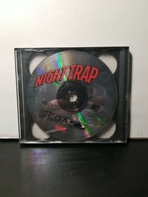 Night Trap (Sega CD, 1992) Red Box Original First Print - Clean CDs - Manual