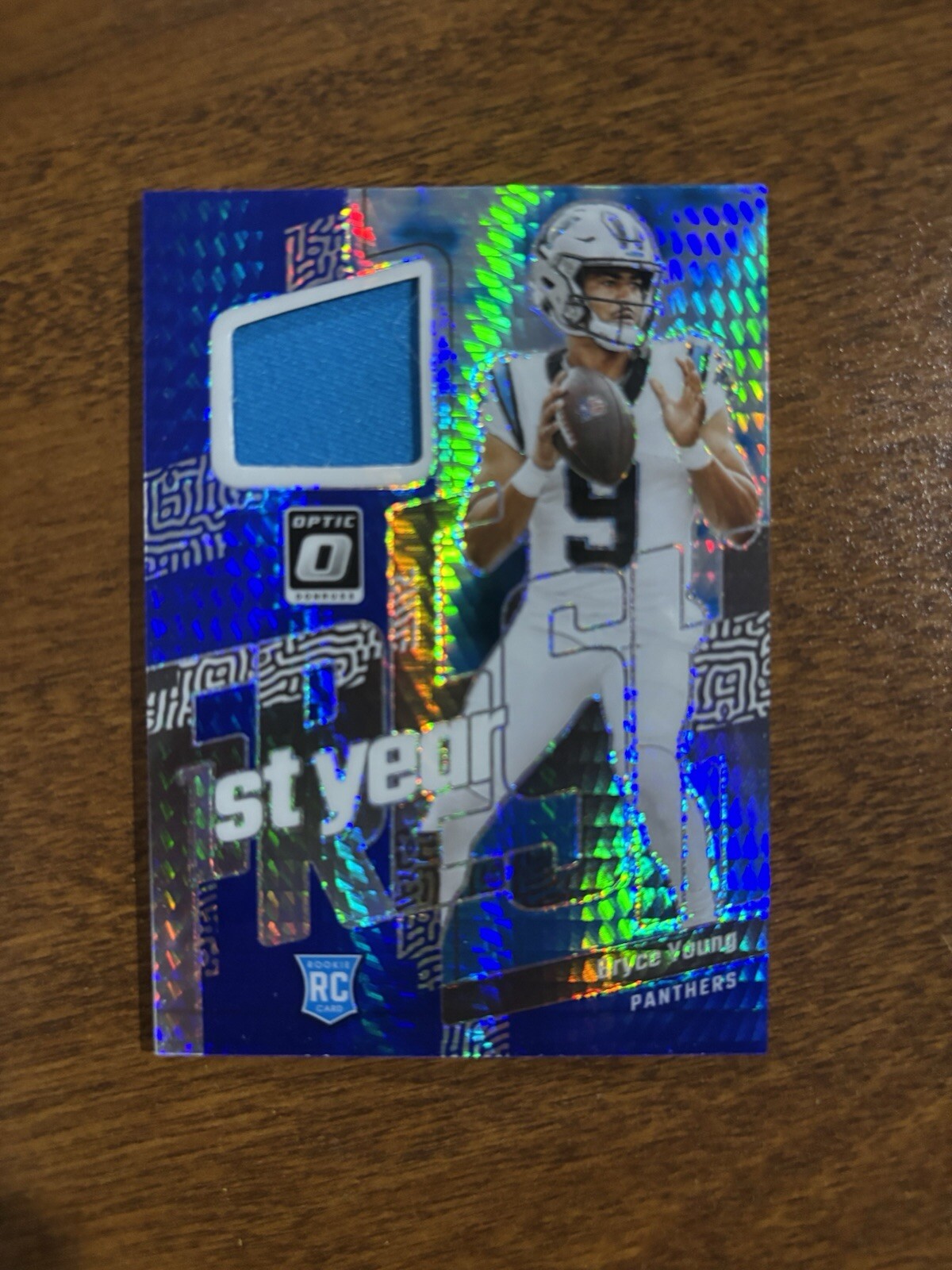 ✨2023 Panini Donruss Optic Bryce Young 1st Year Fresh Jersey Patch RC Rookie