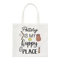 Keramik Is My Happy Ort Regular Tragetasche Potter Oma Mum Lustig Shopper