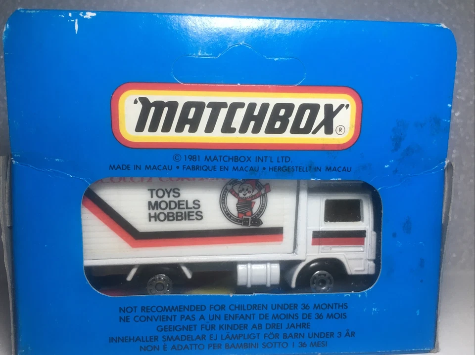 Matchbox MB 20 VOLVO CONTAINER TRUCK von 1986 mit Originalverpackung * Rarität * - Bild 2 von 4