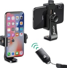 2X Zeadio Tripod Smartphone Mount, Cell Phone Holder Adapter Clamp Cold-Shoe M