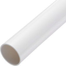 2 Inch PVC Rigid Tube round Pipe Tubing Hardware Tubing 46Mm ID 50Mm OD 9" Lengt