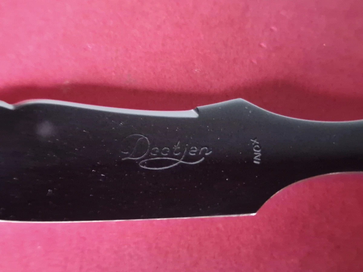 TARTINEUR ANCIEN COUTEAU FROMAGE RÉGENCE 20 CM DEETJEN TTB MÉTAL ARGENTE