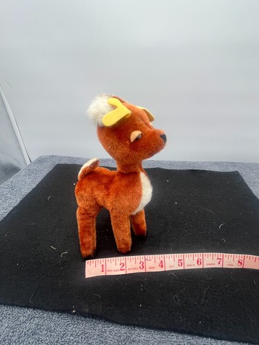 Vintage R. Dakin Weihnachten Plüsch Rudolph Rentier Spielzeug Stofftier 60er - Bild 11 von 13