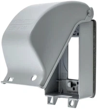 Hubbell WP26E, 1-Gang, (1) GFCI, NEMA 3R, Weatherproof While-In-Use Cover, 1 pc