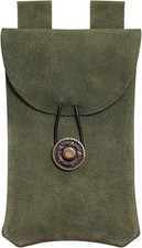 Mythrojan Medieval Renaissance Suede Jewelry Belt Pouch LARP Costume Waist Bag f