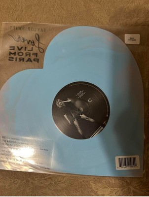 Taylor Swift Lover (Live From Paris) Heart Shaped Vinyl In Hand & Ready to Ship!
