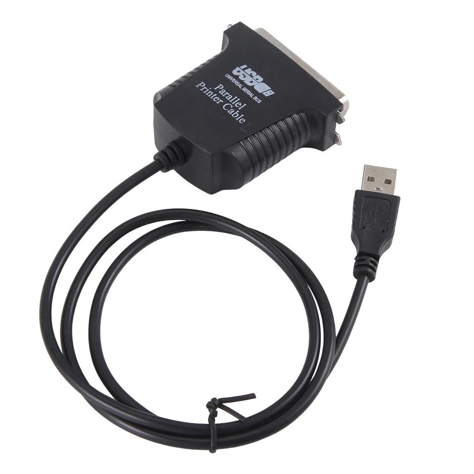  Parallel Port DB36 LPT Printer USB Express Card Converter Adapter Black R5I3 - Image 2 of 4