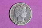 Estate Find 1901 Barber Quarter Dollar #K60100